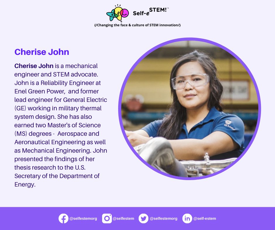 selfestemorg's tweet photo. For this week of Native American Heritage Month celebrating Women in Engineering! #selfestem #NativeAmericanHeritageMonth #WomenInSTEMWednesday #STEMmode #WomenInSTEM #NativeWomenInSTEM #WomenInTech #GirlsInTech #STEM #Diversity #Inclusion #Equity #DiversityandInclusion #DEI https://t.co/R0ZRAwSnJZ
