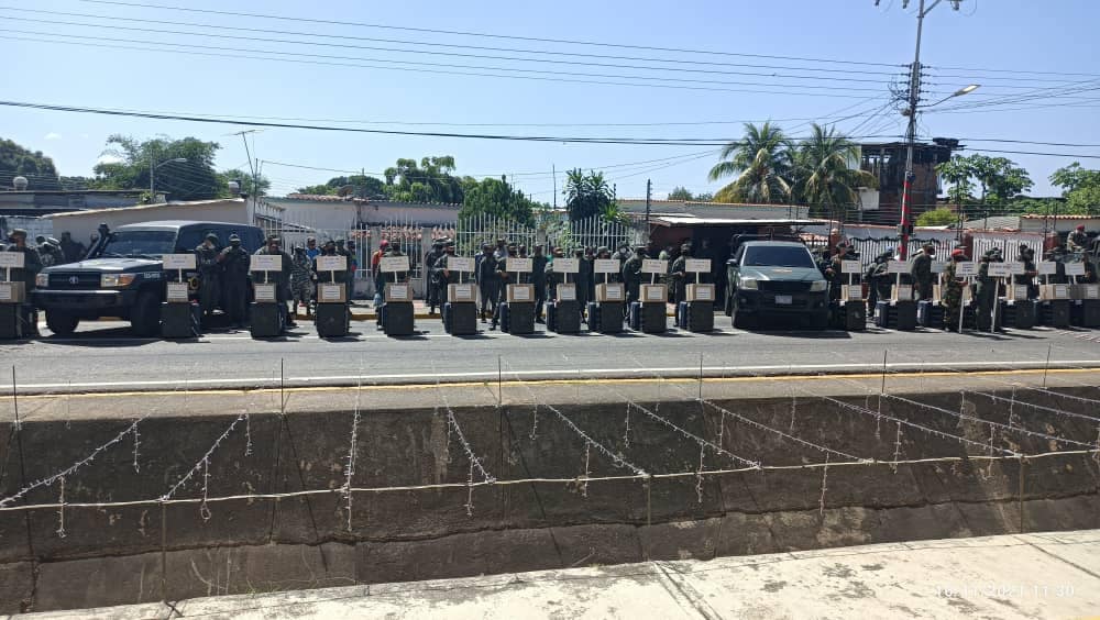 Actividad que se realizó con finalidad de garantizar la seguridad del Pueblo a través del  despliegue de más de 2 mil 600 funcionarios, en los nueve mpios del estado cojedes.