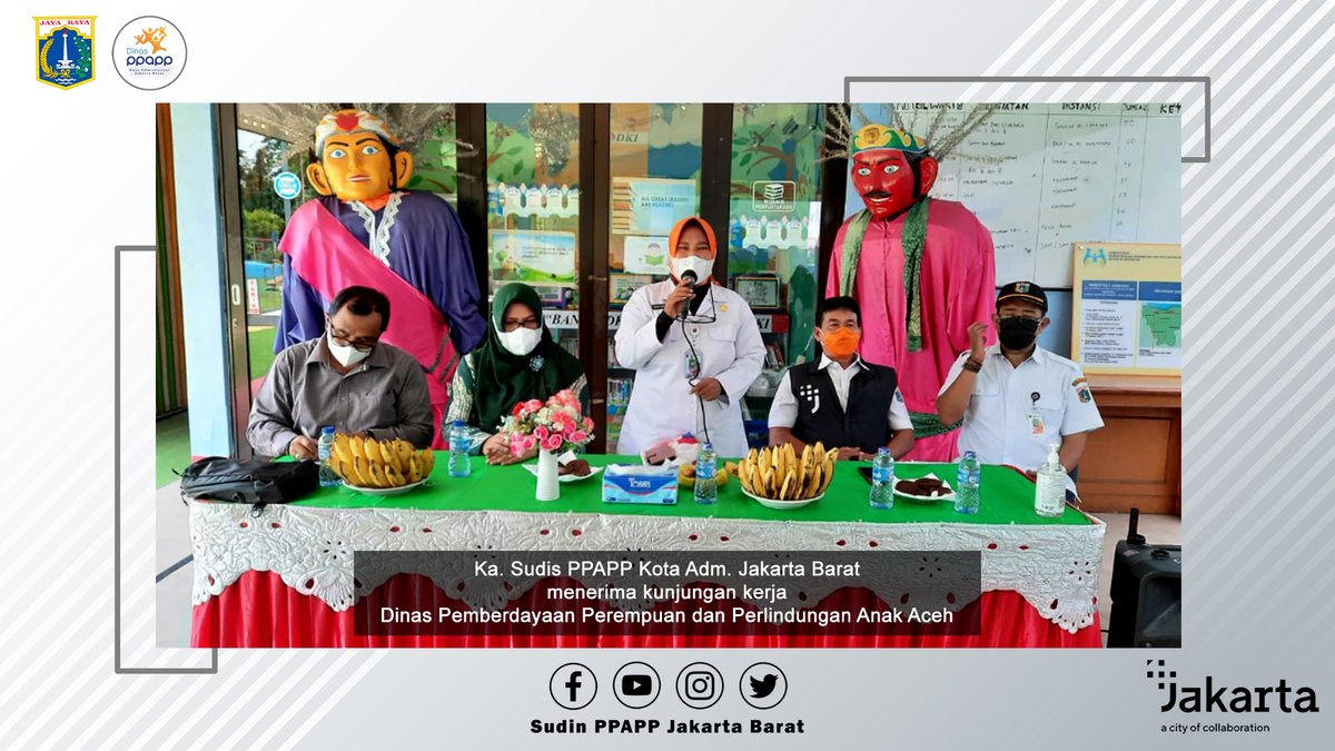 ppapp_jakbar's tweet photo. Ka. Sudis PPAPP Kota Adm. Jakarta Barat menerima kunjungan kerja Dinas Pemberdayaan Perempuan dan Perlindungan Anak Aceh https://t.co/CXYnitDWjc
