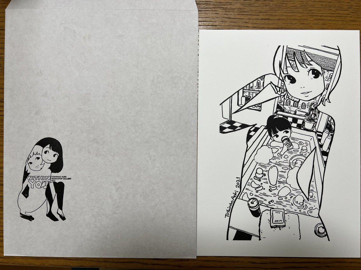 トランスポップギャラリー謹製活版プリント
#withinyou
#trancepopgallery
#トランスポップギャラリー
#toshinaoaoki
#青木俊直