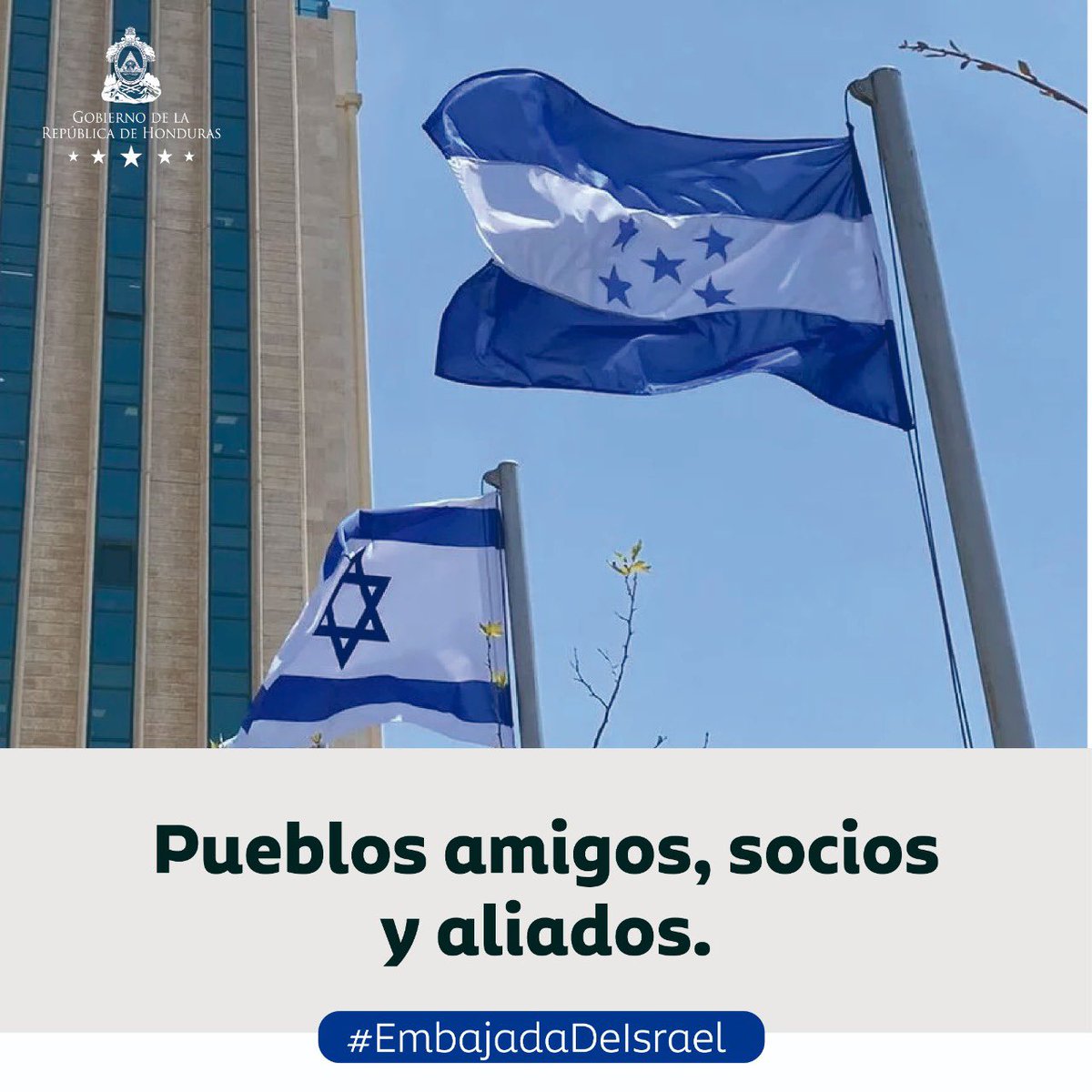 #EmbajadaDeIsrael
Pueblos amigos, socios y aliados.