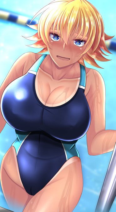 skebで描かせていただいた競泳水着のさくら先生です。ご依頼ありがとうございました!
(非公開リクエストなので一部トリミング) 