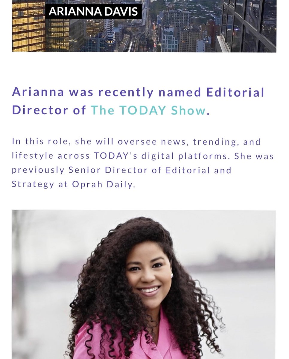 Arianna Davis tweet media