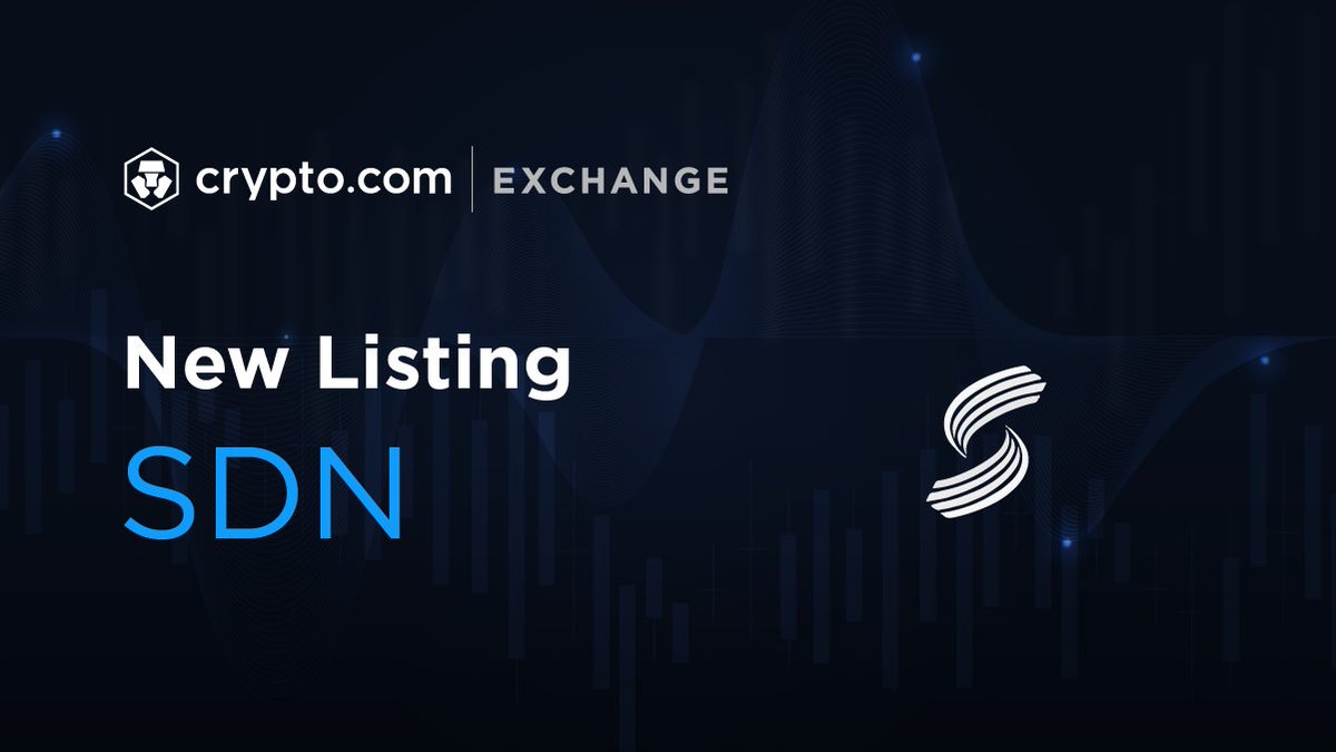 cryptocom's tweet photo. https://t.co/vCNztATkNg Exchange lists Shiden Network $SDN.

Trade the #SDN #USDT pair now. 

Sign Up 👉https://t.co/yO5LvyEQbT https://t.co/QGINDczZ9u