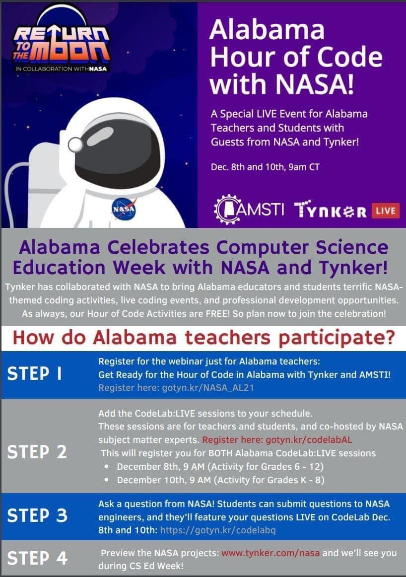 Alabama Science in Motion tweet media