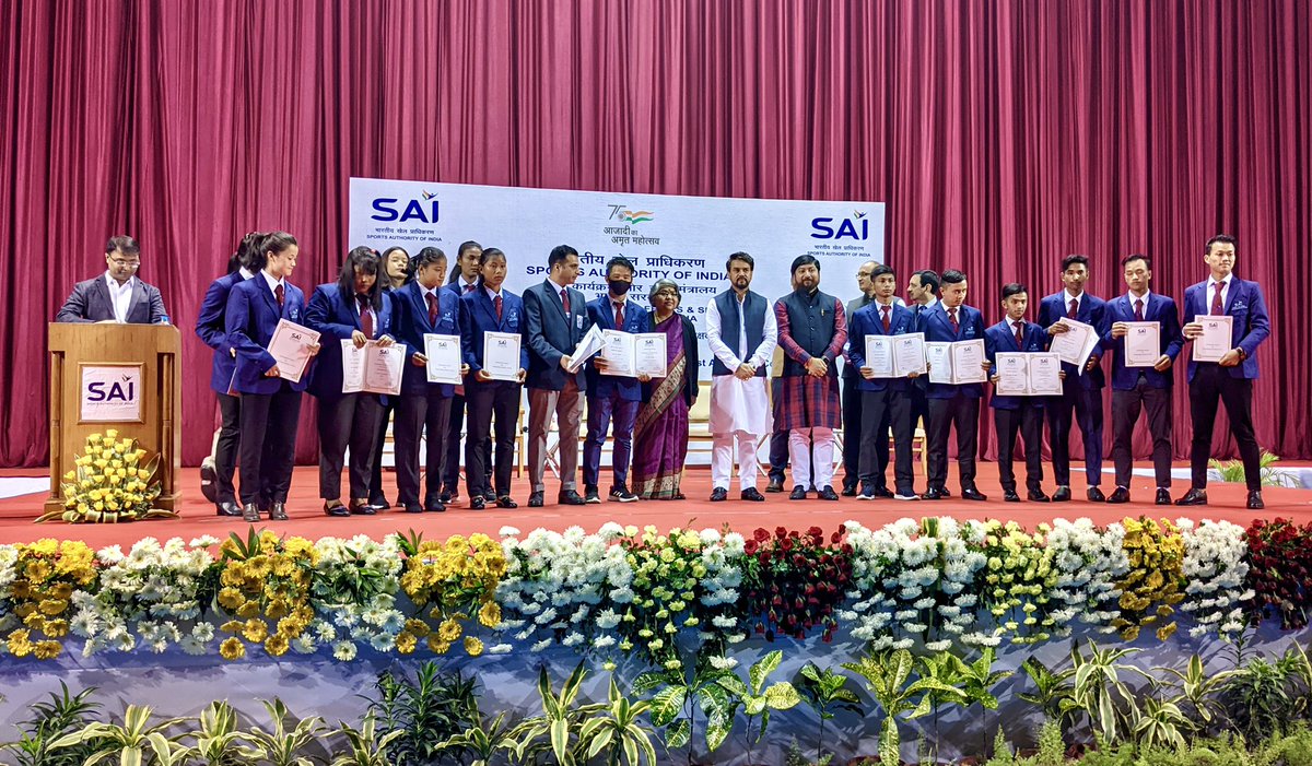 NatungMama's tweet photo. Congratulations to all the #Karatekas from #ArunachalPradesh for being selected as outstanding athletes of Sports Authority of India (#SAI) in its first Institutional Award ceremony Best wishes #SAIAwards @Media_SAI @ianuragthakur @NisithPramanik @ArunachalCMO @BJP4Arunachal https://t.co/STdHWb7nMB