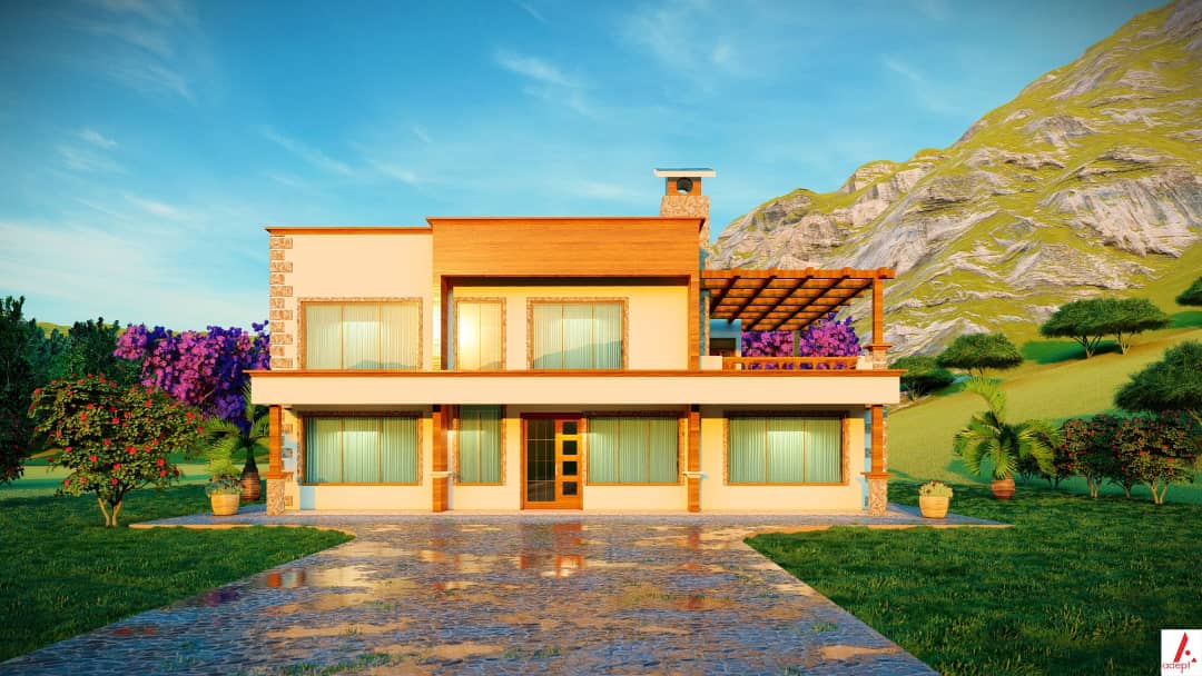 adept_c's tweet photo. Proposed cottage design with a gross area of 340sqM @ Kajiado..
Features;
A double volume lounge,open plan kitchen layout with an adjacent pantry and laundry room,family room,all 3 bedrooms ensuite and a terrace.
#Visualization #architecturelovers https://t.co/fjFs303MHZ