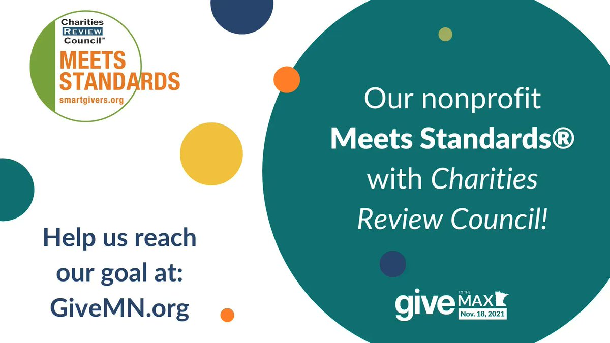 smartgivers's tweet image. #GTMD21 is on the horizon, and you can help #MeetsStandards® nonprofits like @ReveAcademy, @ServeMN, @simpson_housing, @SolidGroundMN, @Southsideserves, @stdavidscenter, @stepslp, &amp;amp; @stpaulyouthsvcs celebrate. 🎉 Head to GiveMN.org to join in the giving fun!