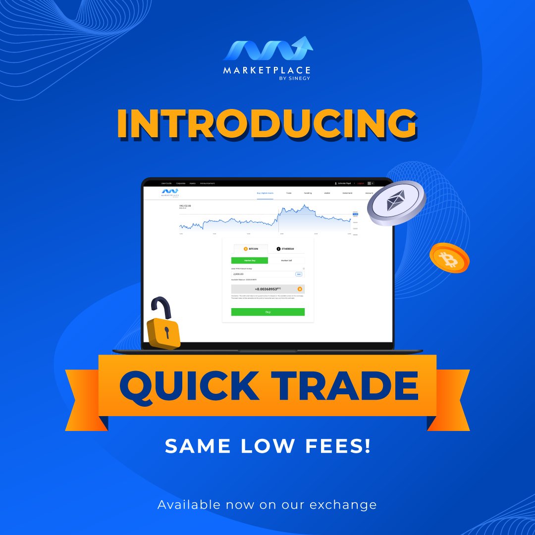 SinegyMY's tweet photo. It is here!
Access our 𝗻𝗲𝘄 𝗳𝗲𝗮𝘁𝘂𝗿𝗲 on Marketplace now.
Instant transaction.
#crypto #bitcoin #cryptocurrency #blockchain #btc
#ethereum #cryptocurrencies #bitcoinnews #bitcoins #cryptotrading #quicktrade #instantbuy #instantsell #quickbuy #quicksell https://t.co/RsBudzgvZx