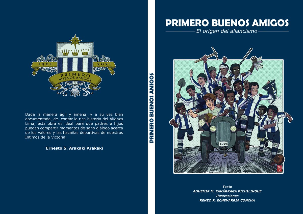 Gracias <a href="/ernestoarakaki/">Ernesto Arakaki</a> por escribir la Presentación de PRIMERO BUENOS AMIGOS, y gracias a todas las personas que vienen colaborando en la PREVENTA que culmina el VIERNES 19 DE NOVIEMBRE.
¡ARRIBA ALIANZA LIMA 💙!