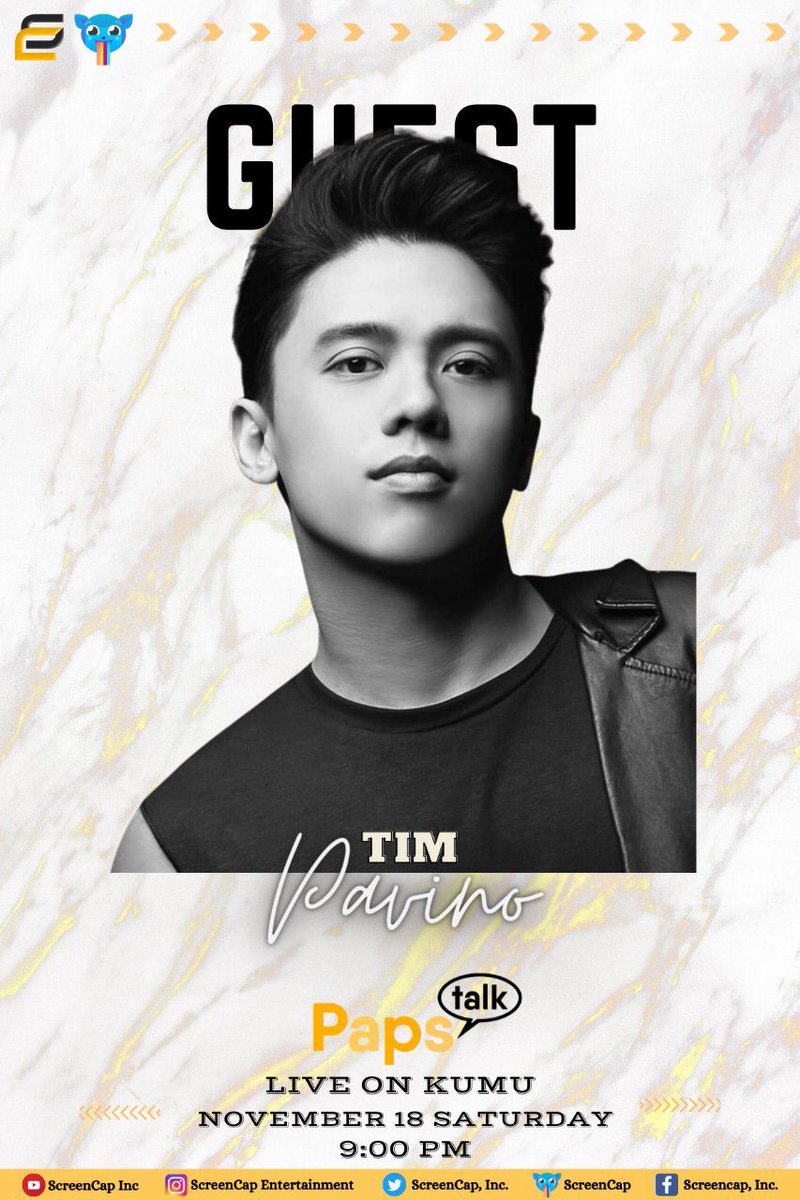 ScreencapI's tweet photo. Mga Paps!

Ready na ba kayo tonight? Catch Tim Pavino on Hangout with PapsTalk later tonight at 9pm!

See you there! https://t.co/bPF6BGRq1R