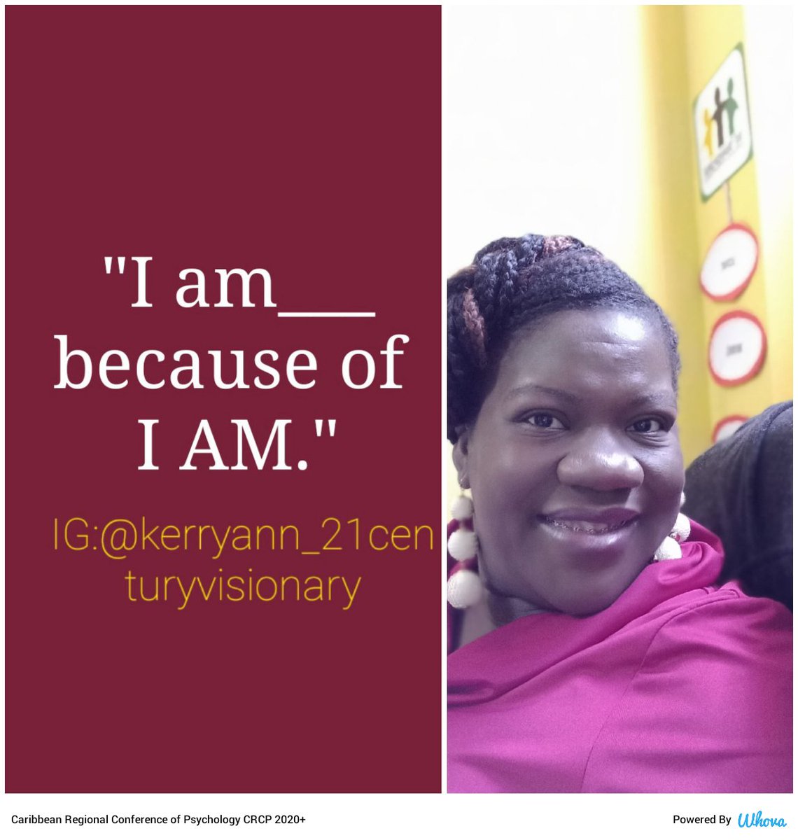 kerry_merry's tweet photo. Always believe in your dreams and pursue them with all your heart.  #crcp2020plus #crcp #caribbeanpsychology #canpa via Whova event app https://t.co/njvn9NXprm https://t.co/TSBmys5KNt