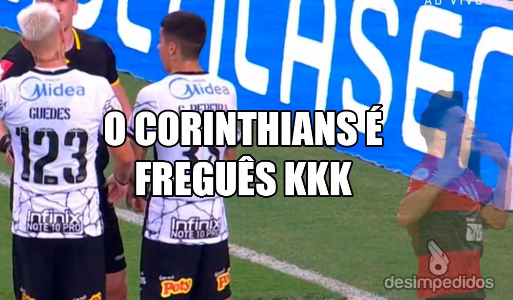 desimpedidos's tweet photo. 123 o Corinthians é freguês https://t.co/D4Di7siQZj