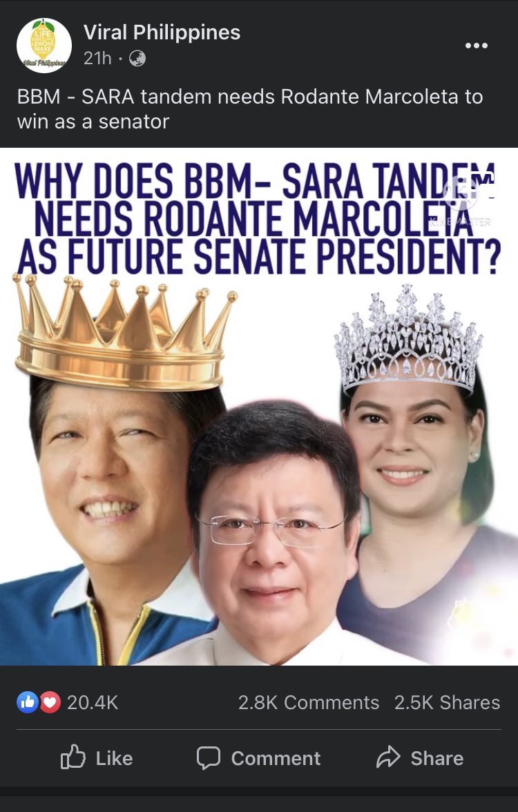Rodante Marcoleta Supporters tweet media