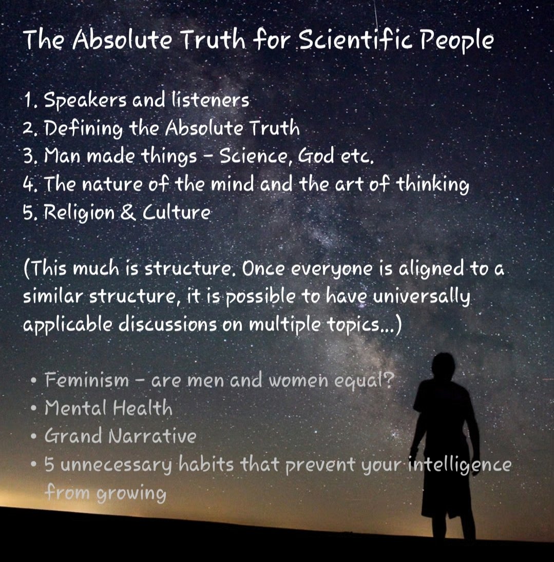 iamAbhinavKumar's tweet photo. Ladies and gentlemen...
I'm planning to start something I like to call #StructuredSpaces
It will take place on Twitter #Spaces and successive topics will link to provide a conceptual structure. Will try to schedule spaces here. Do join if you're available... https://t.co/1p1kxcu7zo
