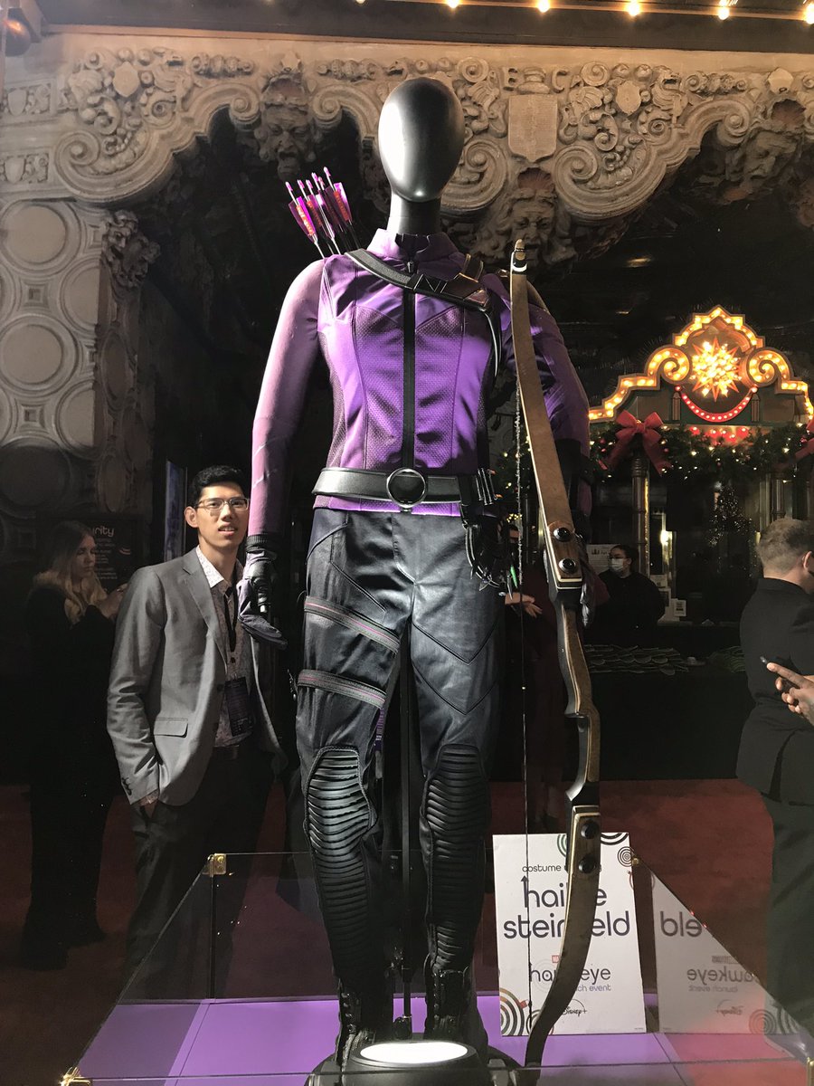 WendyLeeSzany's tweet photo. Just saw the first 2 eps of #Hawkeye. Hailey Steinfeld is perfect as Kate Bishop. Love the chemistry between her and Jeremy Renner. Really enjoyed the first episodes and I can’t wait to see the rest on Disney+ https://t.co/z4eVhzdfBw
