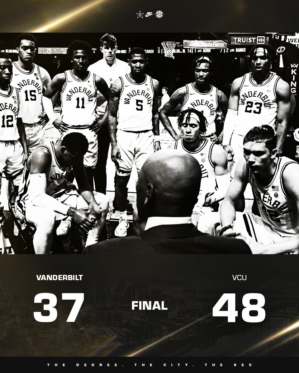 VandyMBB's tweet photo. Final from Nashville. https://t.co/3yCRnOQeJU