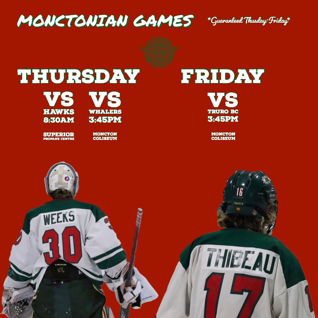 U15Mid's tweet photo. *TOURNAMENT GAMES*
 We begin the @40thMonctonian1 with an early start against Moncton, further games could potentially be announced with success.

#gomatrixgo https://t.co/5HPLPCNcjY