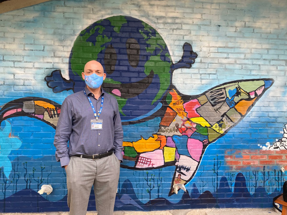 UNIS_Hanoi's tweet photo. Over 100 #UNISHanoi stdts participated in a Mask'erade Design competition as part of our #UNovember celebrations. 2 wks ago, 6 designs promoting Climate Action were chosen &amp; now they've been manufactured for our community. 

#UNovember #LearningtoInspire #UniquelyUNIS  #UNSDG https://t.co/eNzEhDhab3