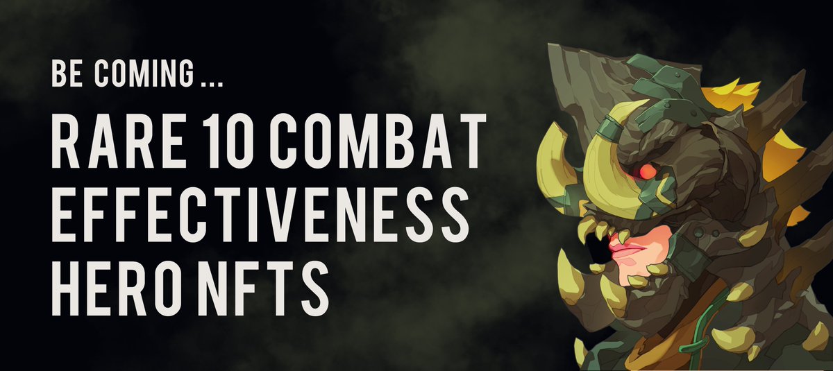 CyberHunter66's tweet photo. Rare 10 Combat Effectiveness Hero NFTs
Be  coming ...
#cyberhunter #force #NFT  #NFTCommunity https://t.co/dCCr5rfKly