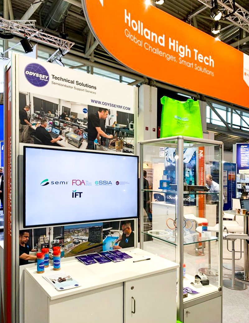 Come see us at #SEMICONEuropa in the Holland High Tech booth. Special surprise giveaway (from Texas).

- @SEMIEurope