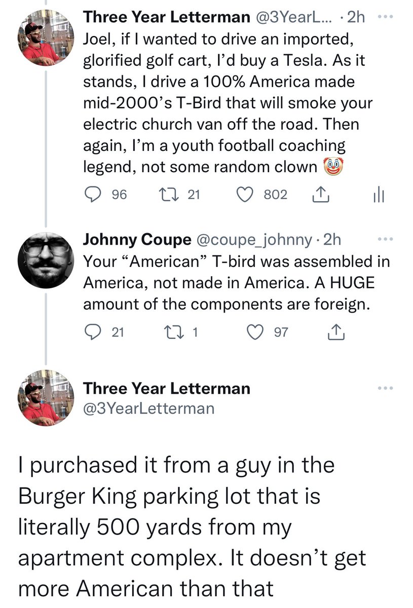 3YearLetterman's tweet photo. Please don’t question me about American automobiles https://t.co/cGFxCFDTX4