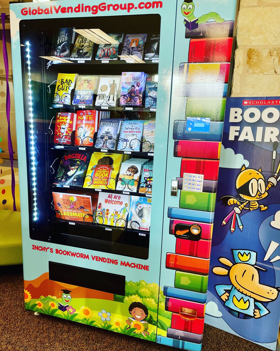 CarverLibrary (@librarycarver) on Twitter photo Our new book vending machine is stocked and ready for students! Can’t wait for the first gold token winner to come visit. A HUGE thank you to <a href="/gisdedfound/">GISD Ed. Foundation</a> for supporting our readers! Our new book vending machine is stocked and ready for students! Can’t wait for the first gold token winner to come visit. A HUGE thank you to <a href="/gisdedfound/">GISD Ed. Foundation</a> for supporting our readers!