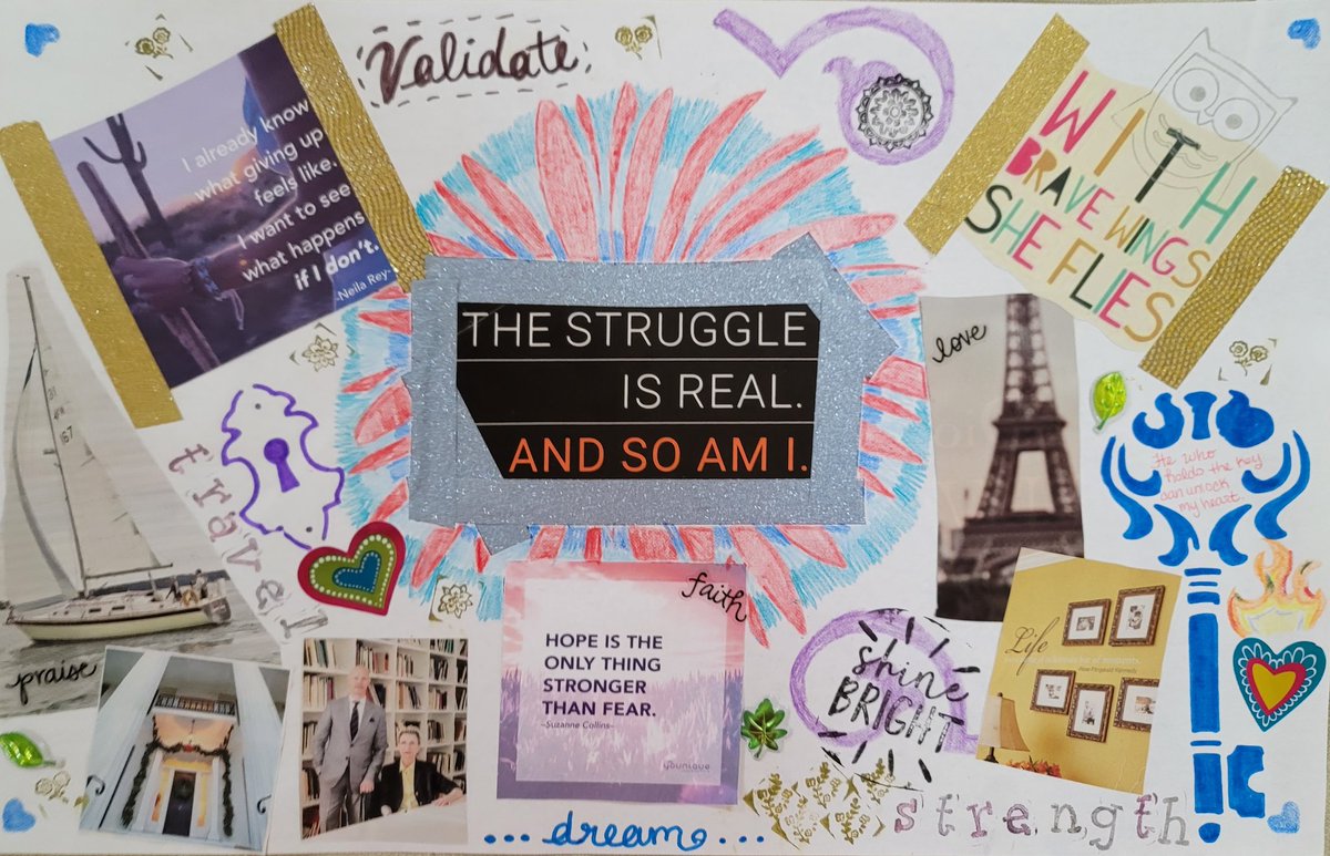 wickddragoneyes's tweet photo. We did a #visionboard at the #havenretreat tonight. This is mine. If you have any questions as to any of the meanings, ask. #thesearemygoals #visualizethefuture #speakitintoexistence https://t.co/wgRgyrtjTv