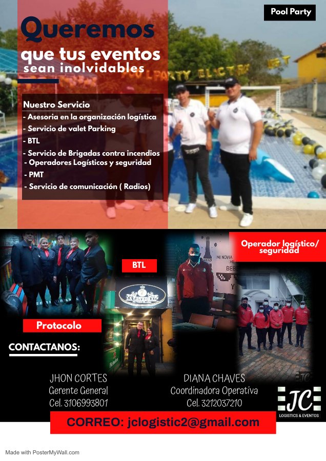 jclogistic2's tweet image. Queremos que tus eventos sean inolvidables.
#jclogistics
#Bogota 
#eventos