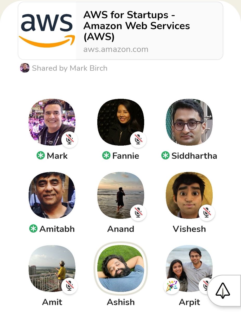 marksbirch's tweet photo. The final session of our 25 Hour Global AWS Cultureathon 🎉🥳

We wrap up with our India startups team talking about SaaS, funding scene in India &amp; future of the Indian startup ecosystem. Come join us now 🇮🇳😎

https://t.co/SxHRb0U8uT

#AWS #startups #India https://t.co/Q7H98JpQ7Q