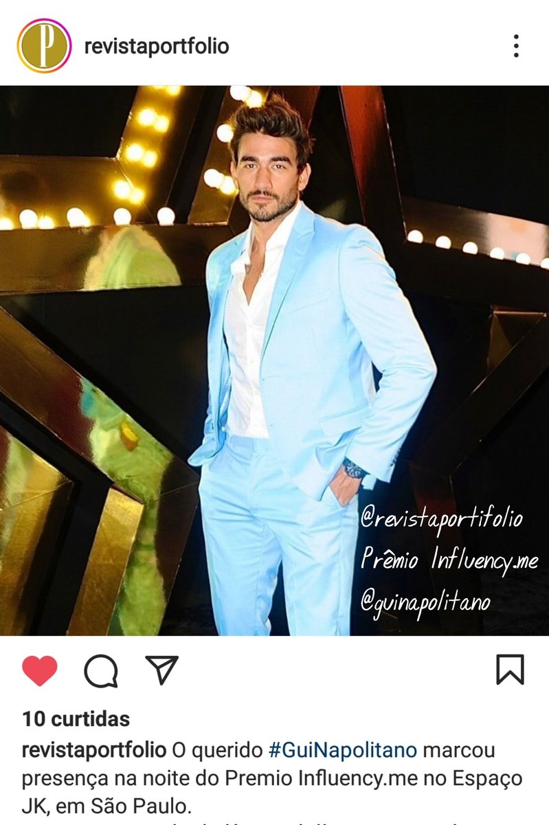 Portaljobsenews's tweet photo. A @PORTFOLIOBRAZIL postou em seu feed foto do @guinapolitano no evento de hoje #Influencyme !!! Let's bora curtir e comentar!!
https://t.co/o1OKKgqloq https://t.co/2bsGhU73EM