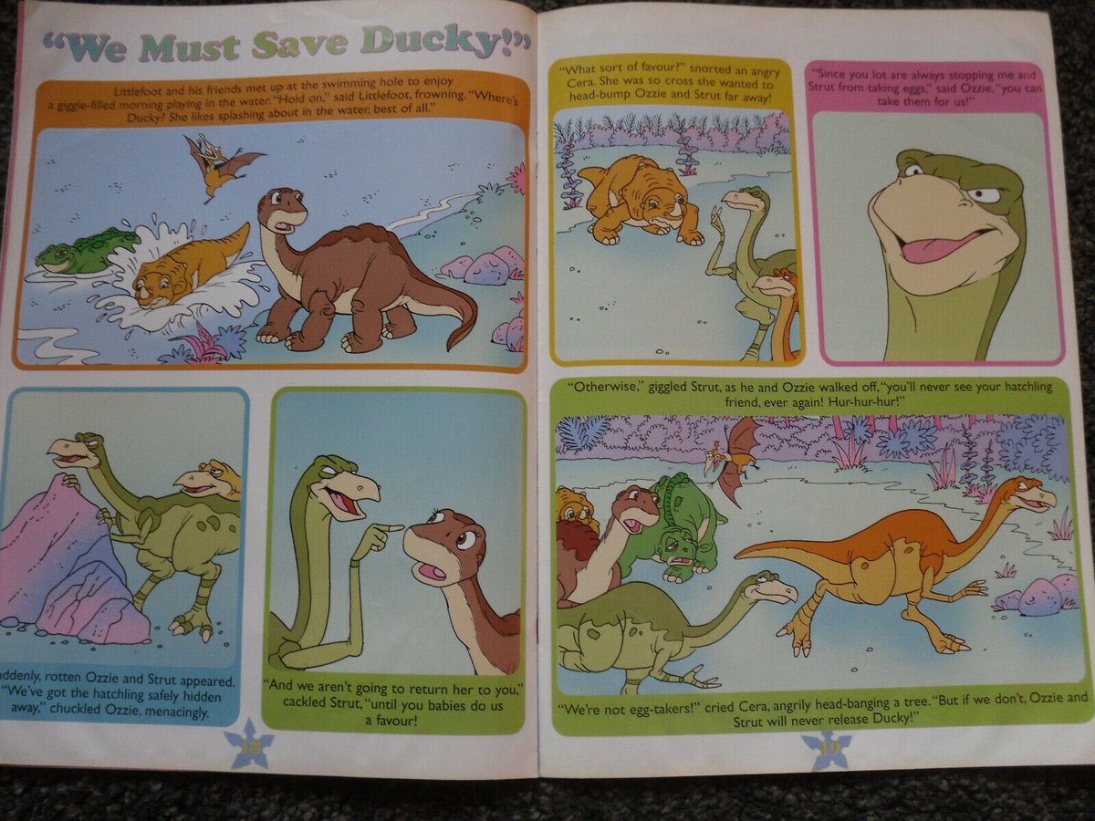 LittleFoot: Hi Thieves, Nice To Meet You.
Ozzy &amp; Strut: Hi Kid, Nice To Meet You.