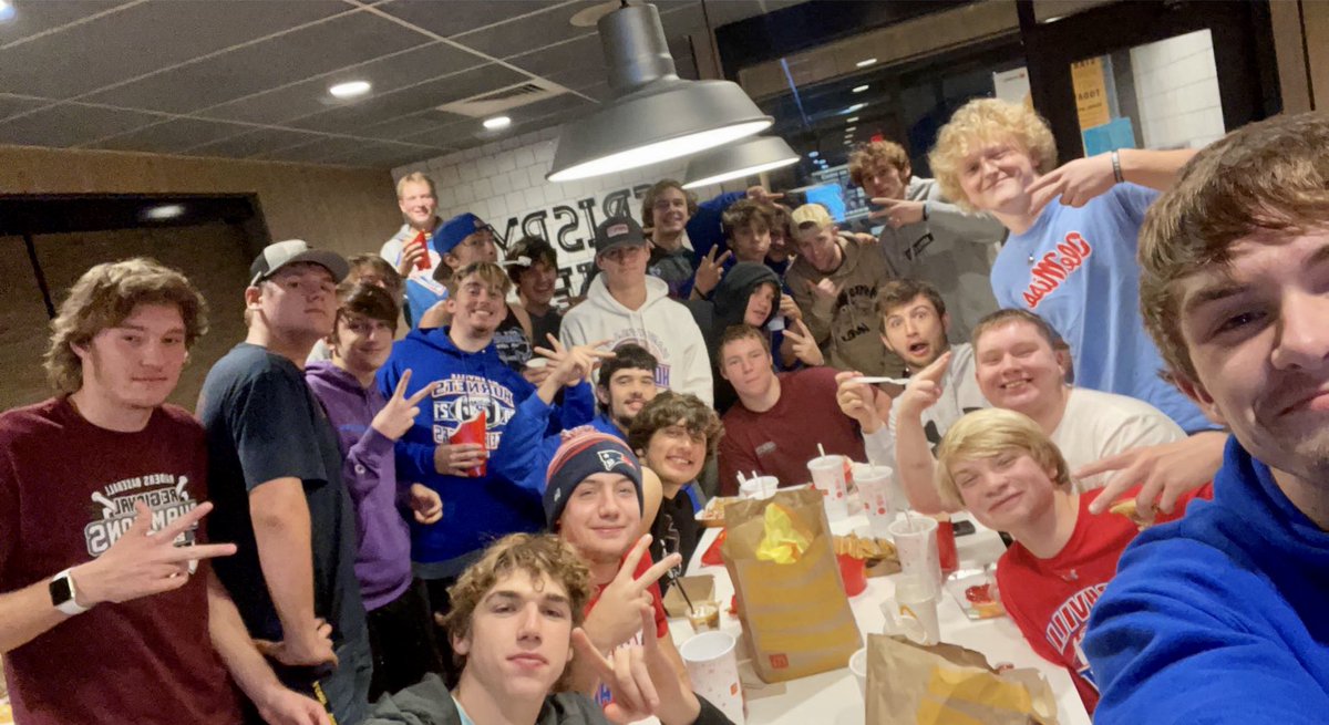 NCHSAthleticsAD's tweet photo. A big thank you to Nashville McDonald’s for feeding these boys after practice tonight! #final4 #feedthefamily #gobigblue 💙🏈 https://t.co/sEqY3l2rH7