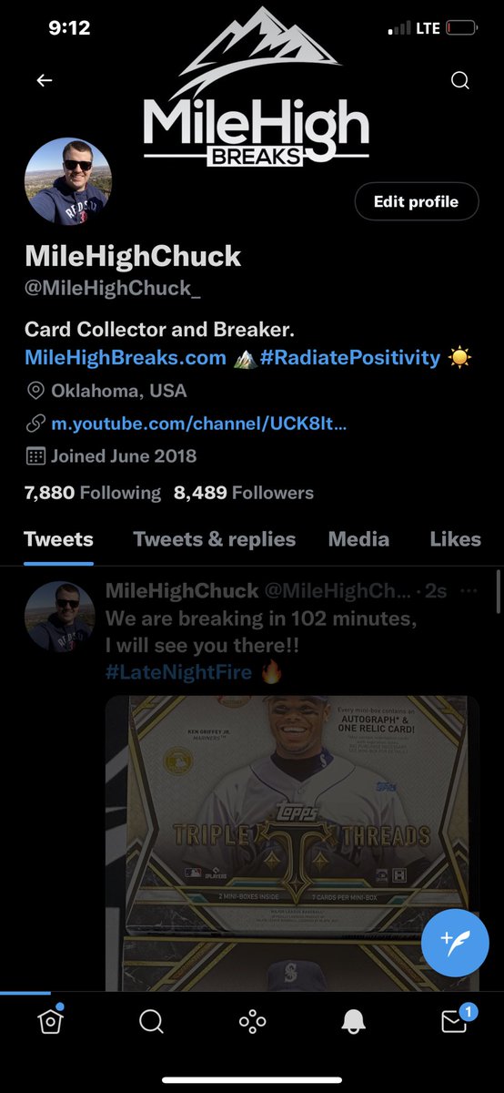 MileHighChuck_'s tweet photo. So I just realized that this tweet from almost an hour ago didn’t send, we are breaking in 45 minutes!!
#LateNightFire  🔥 https://t.co/ipTw3aWDfE
