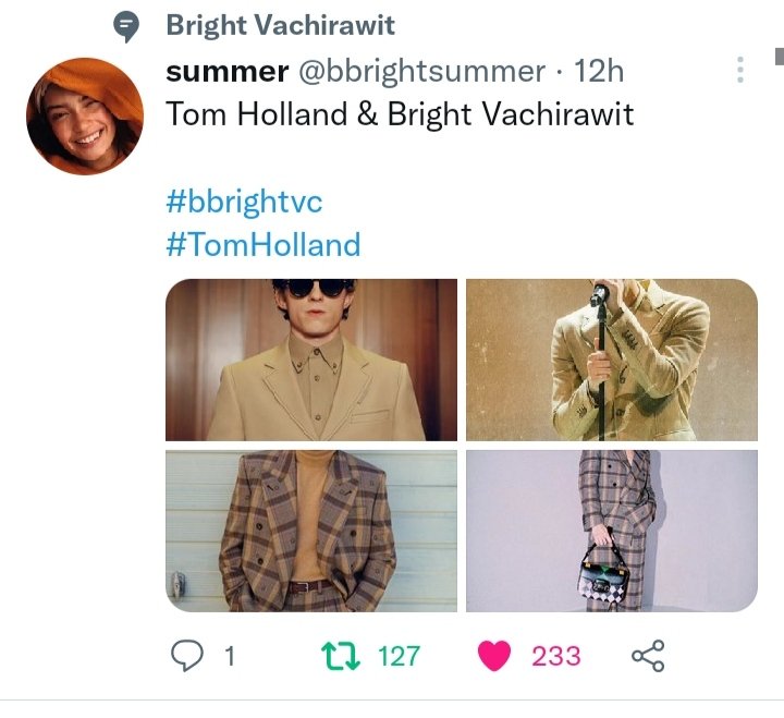 Zinmar43427828's tweet photo. So proud to see your own topic 😍
#bbrightvc @bbrightvc
#BrightTwitterTopic
#BrightVachirawit https://t.co/D3MKoawdZg