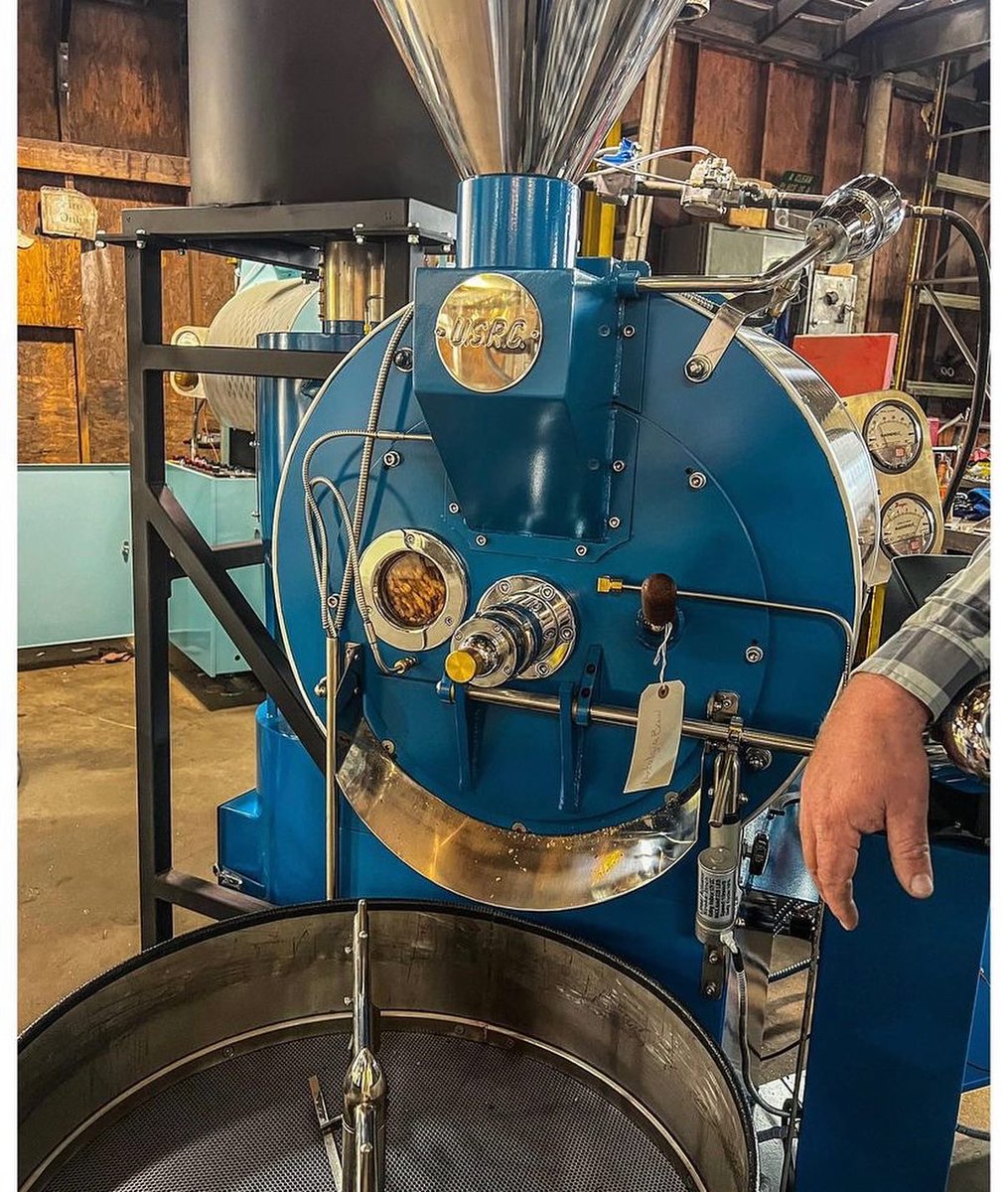 USRoasters's tweet photo. What a wonderful day we had with Nostalgia Coffee Roasters! We are so excited for them to get this beauty set up in their shop in San Diego, California. Did you know, when this roaster is running at full capacity it has the capability to roast a 1/4 million pounds of coffee/year! https://t.co/Bt3xX7TMbP