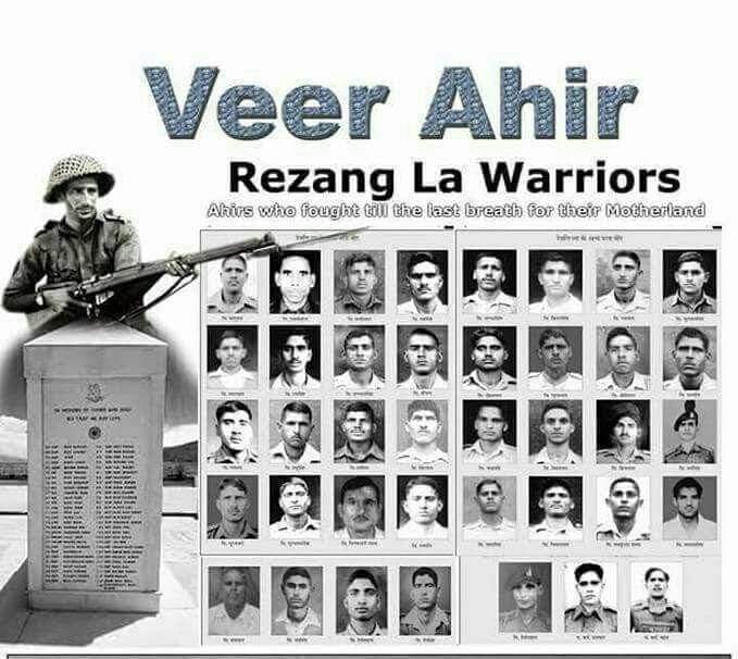 yadav_community's tweet photo. 1962  November 18th india vs china war. 
5000 china soldiers vs 200 india Soldiers.

#BravestOfTheBrave 
#WeWantAhirRegiment 
#wewantyadavregiment https://t.co/PFDEN6ixZW