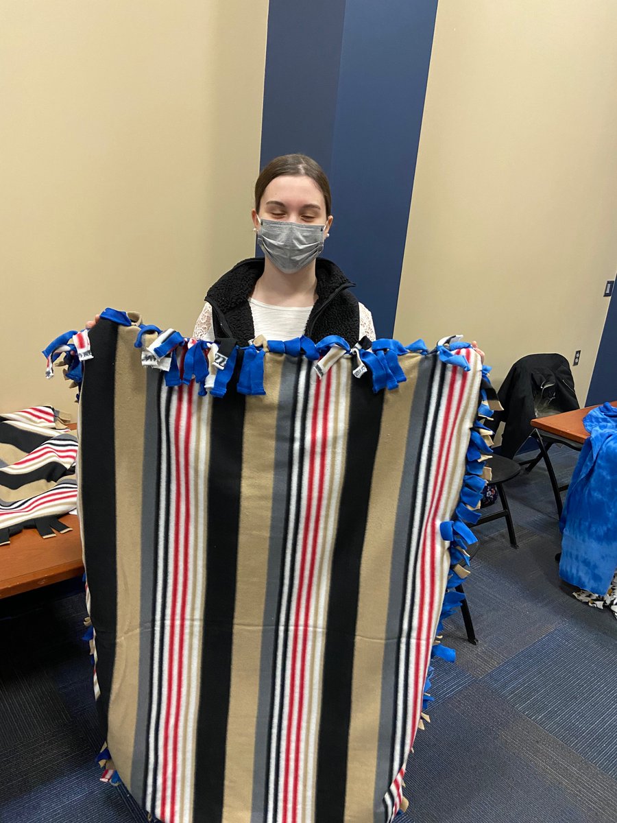 UToledoDemocrat's tweet photo. Had a great time yesterday making blankets for charity! https://t.co/SNLNdyqU1K