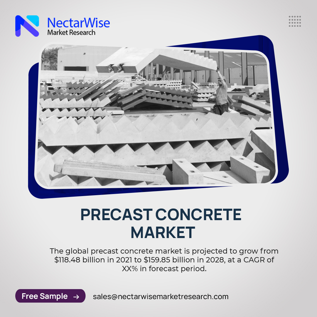 nectarwise's tweet photo. #Precastconcrete is a construction product produced by casting concrete in a reusable mold or “#form” which is then cured in a controlled environment, transported to the construction site, and lifted into place.
sales@nectarwisemarketresearch.com
https://t.co/UPbS5QlKUF https://t.co/SbtIJCnFAY