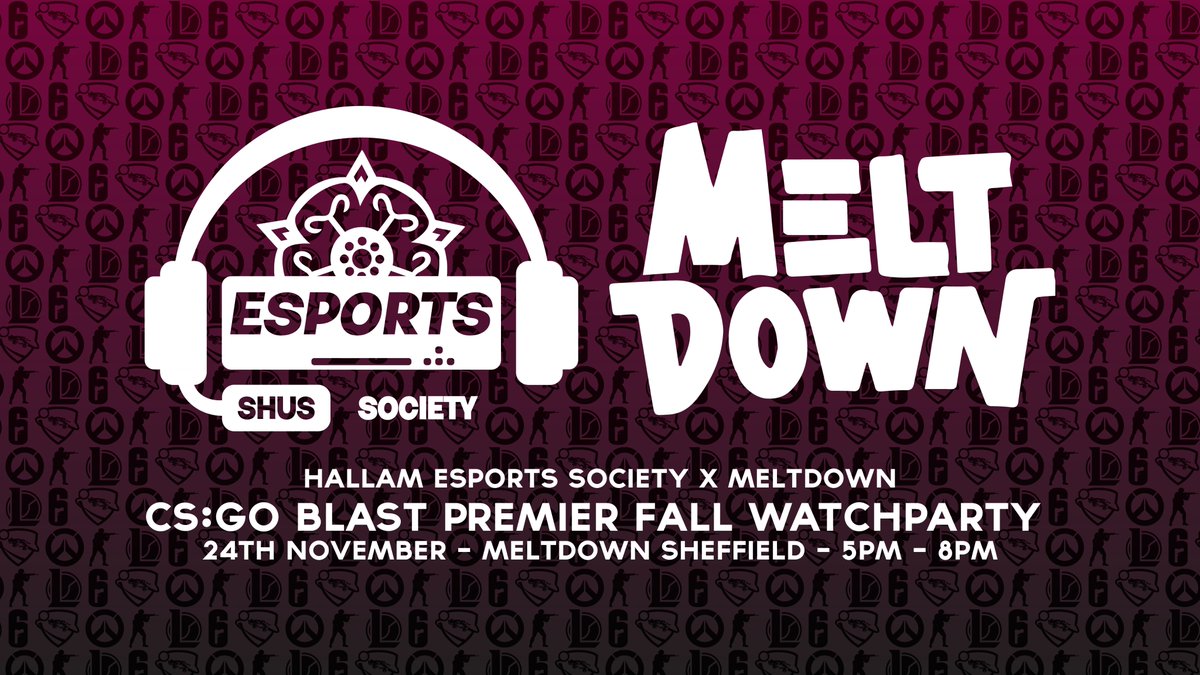 SHSU Esports (@shuesports) on Twitter photo Calling all society members! The good friends at <a href="/MeltdownSheff/">Meltdown Sheffield</a> have been kind enough to help us organise our 1st offical social at their venue. Come down and say hello! More events to be announced. Calling all society members! The good friends at <a href="/MeltdownSheff/">Meltdown Sheffield</a> have been kind enough to help us organise our 1st offical social at their venue. Come down and say hello! More events to be announced.