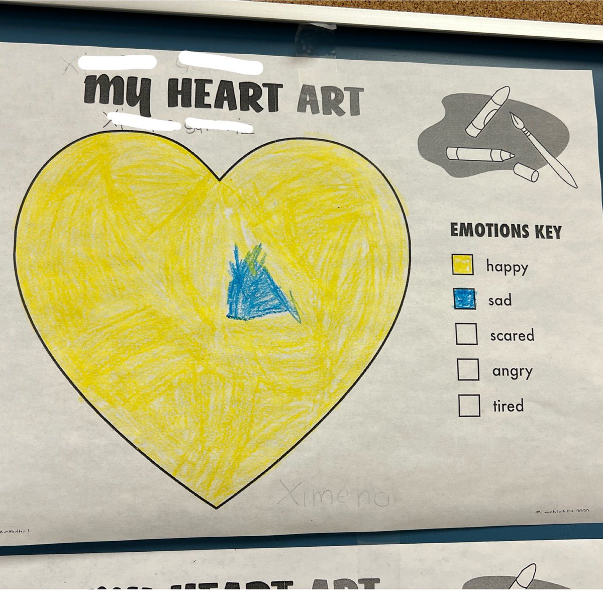 Ljuarez_IES's tweet photo. Absolutely love this activity @ZPinto_SES! Thank you so much for helping your students identify their emotions! #TeamSISD #SEL #LeadWithYour❤️ #WolfpackStrong🐺 https://t.co/F9zFgKfkmc