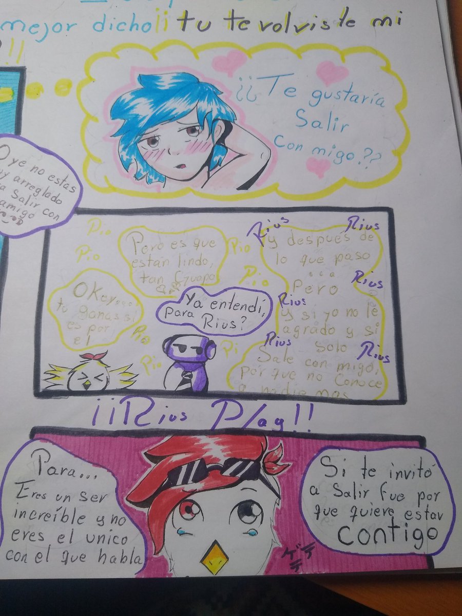 #Riumbaweek2021
Días dos 🤣 "primera cita "

🛏- y lo lograste... Este pueblo se volvió mi hogar o mejor dicho tu te volviste mi hogar 🤍💙🤍