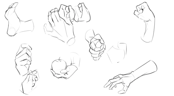 #みになま 
肩の鎖骨と補助線すごく勉強になった。これから意識して描いていきたい 