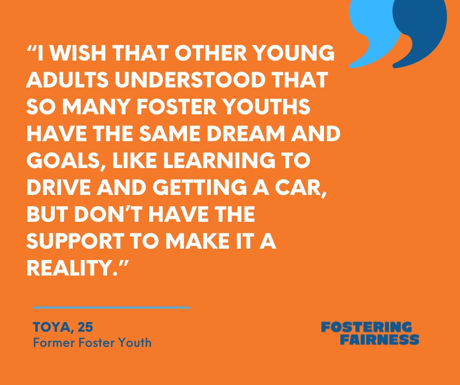 Something as simple as going to the DMV turns into a logistical nightmare for #fosteryouth. Read about Toya's struggle here: ow.ly/jeia50GQvaC

#FosteringFairness #infosteryouthwords #hearfosteryouth #fostercare #fostercaresystem #fixfostercare #foster #fosterkids