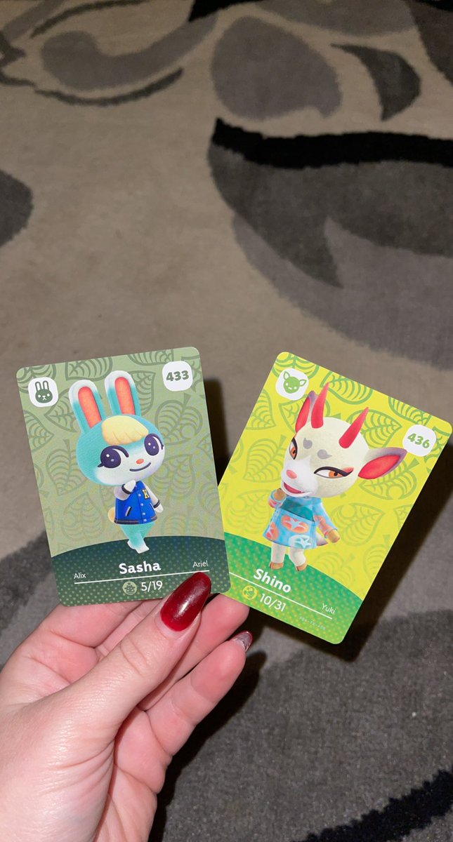 paigecrossingg's tweet photo. Series 5 Amiibo Giveaway!! ❤️

One winner will receive the ten villager amiibo cards pictured below! US/CA citizens only please! 

To enter: 
Like 
Retweet 
Follow me / @paigecrossingg 
Tag a friend / you can tag me! 

The giveaway will end on 11/23! 
Good luck! 
#AnimalCrossing https://t.co/BEuX8oD2qd