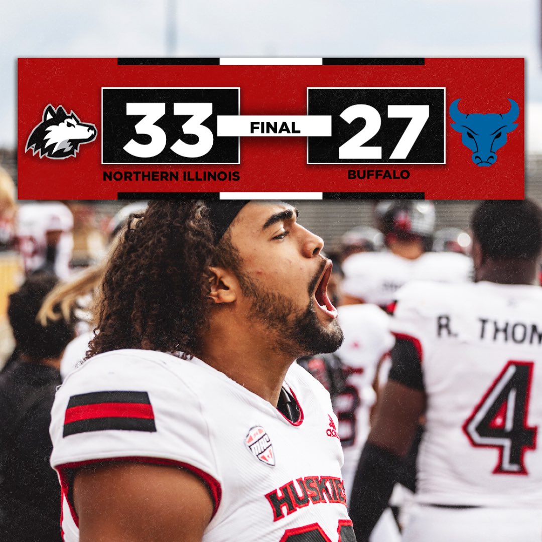 NIU_Football's tweet photo. MAC WEST CHAMPS‼️👀
Catch the HUSKIES in Detroit for the CHAMPIONSHIP🏆 

#WeBeatBuffalo #TheHardWay #MacWestChamps https://t.co/Bxo8N8N4UR