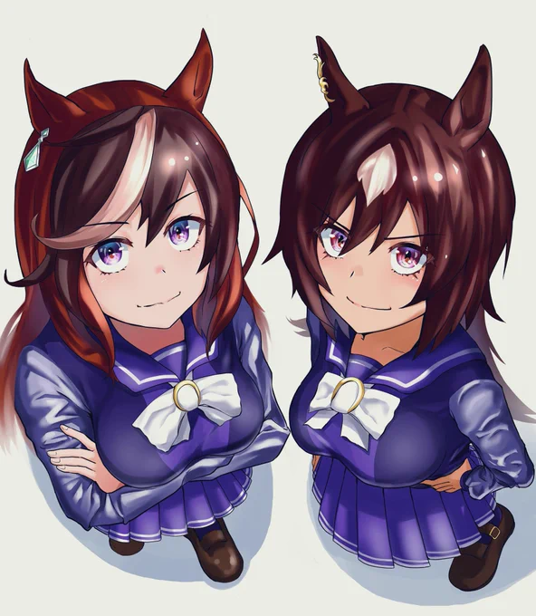 どっちのシンボリが好きでしょうか
私はシリウス派です。

#ウマ娘 #シリウスシンボリ #シンボリルドルフ #イラスト好きな人と繋がりたい 