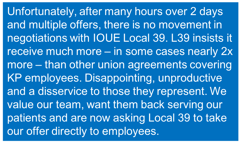 kpnorcal's tweet photo. Regarding our negotiations today with IOUE Local 39: https://t.co/ikPUCqCnGP