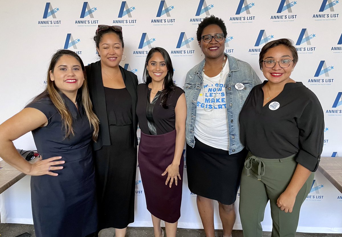 The team from Annie’s List traveled from Austin to visit with supporters in Dallas today. I love this team and am honored to serve on the board. 

Annie’s List helps train, fund and elect women running for office in Texas. 💪🏽

#ElectTexasWomen 
#girlpower