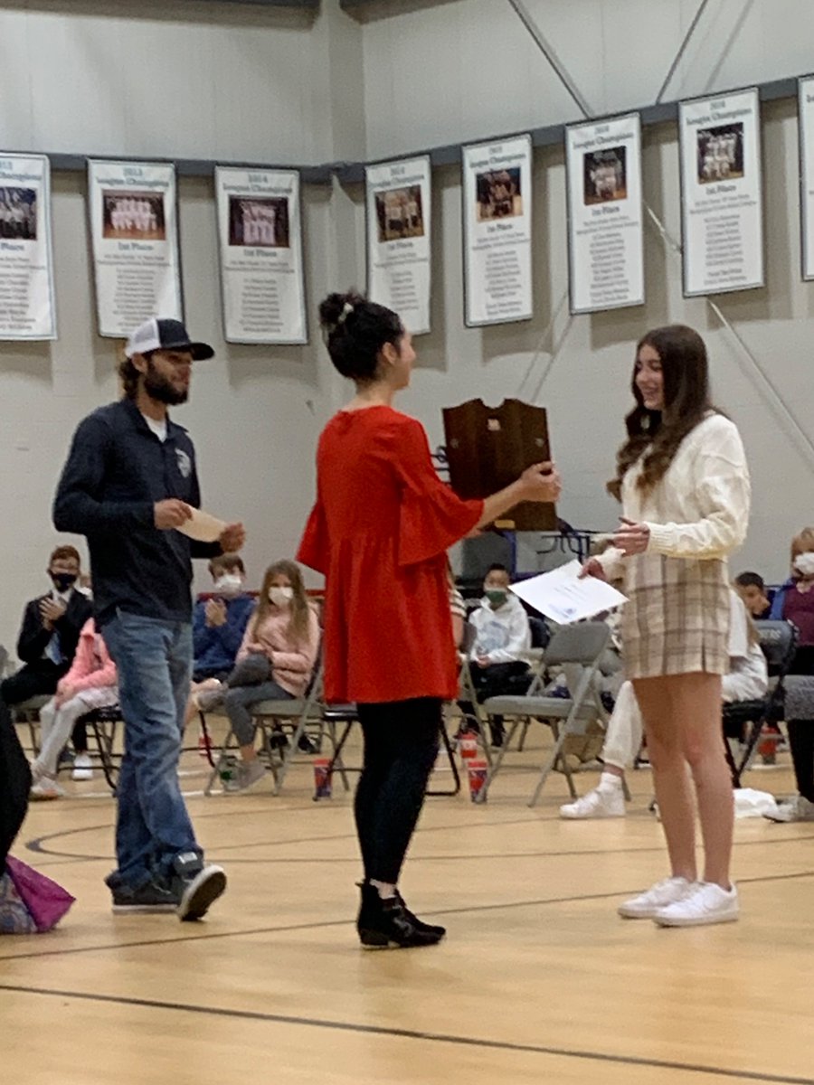 OakhillPanthers's tweet photo. Great time celebrating our fall sports student-athletes at the fall sports awards ceremony this evening! So much to be proud of Panthers!! 

Addison Gerstner (1st Place - PLKC City Championship Meet)

8th Grade Girls Volleyball (1st Place - PLKC City Championship Tournament) https://t.co/TI3C7qFye9
